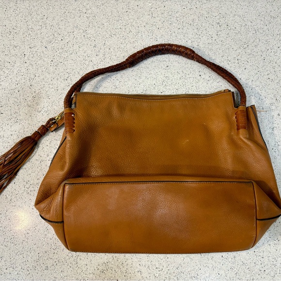 Tory Burch Tan Leather Shoulder Bag - Picture 5 of 10